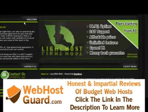 Lighthost.info - Affordable Web Hosting [Prices starting at $1] [99.9% Uptime]