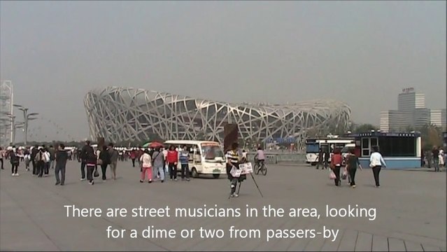 Most Visited Tourist Attraction Bird's Nest and Water Cube. Beijing - China Holidays