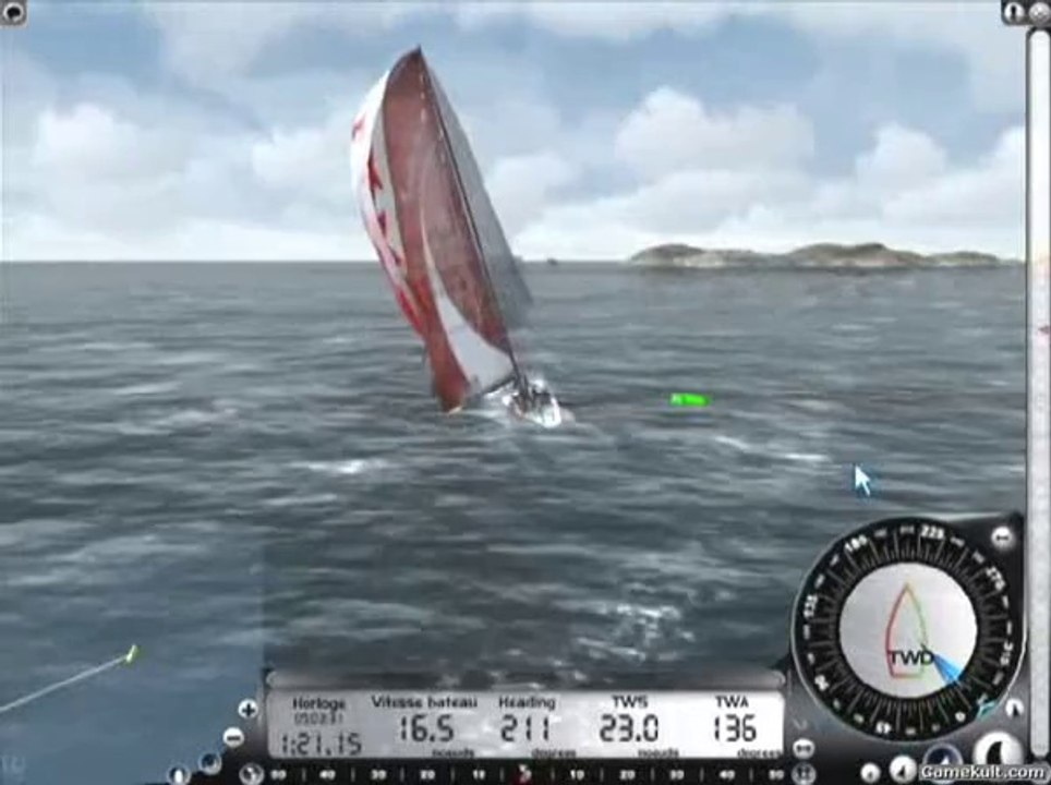 Virtual Skipper 4 - Vidéo : Le skipper se trompe de voile - Gamekult
