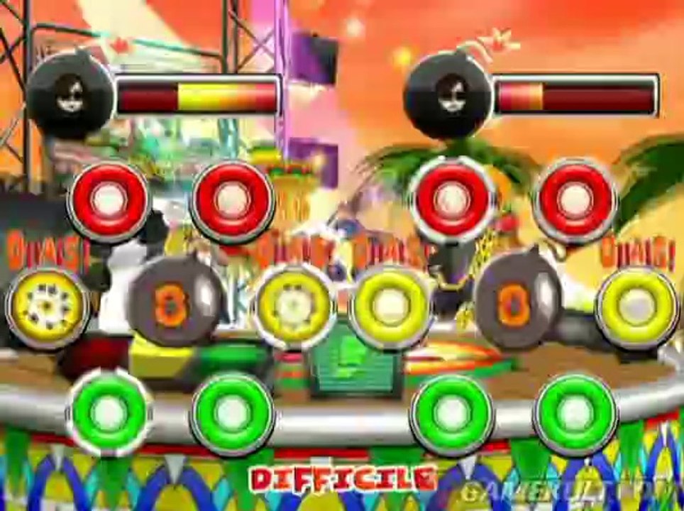 Samba de Amigo Wii - Bataille à deux joueurs