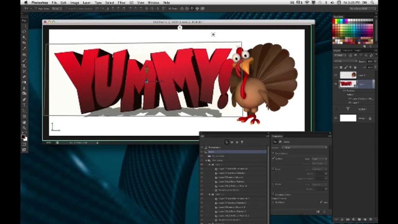 Yummy-3D-Text-Effect