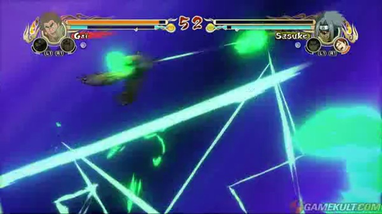 Naruto Ultimate Ninja Storm - Gai sensei trop c...