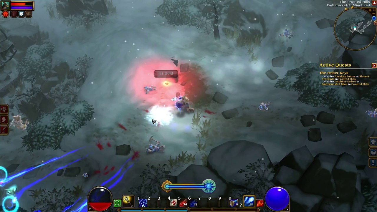 Torchlight II - Promenade enneigée