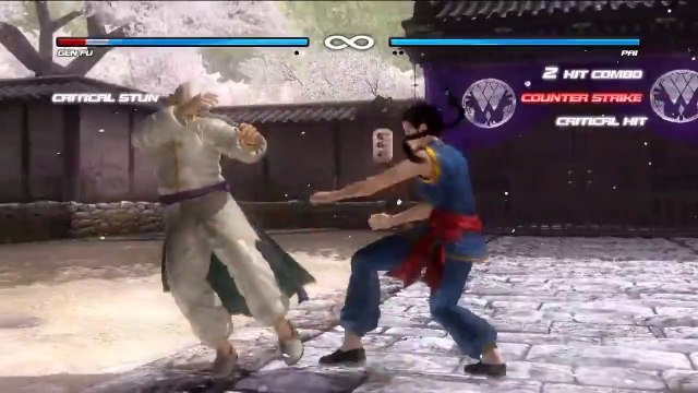 Dead or Alive 5 - Pai vs Gen Fu #1