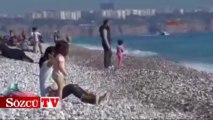 Antalya'da deniz keyfi bitmiyor