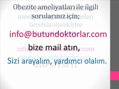 obezite nedir, gastrik bypass, mide balonu, obezite ameliyatı yapan hastaneler,