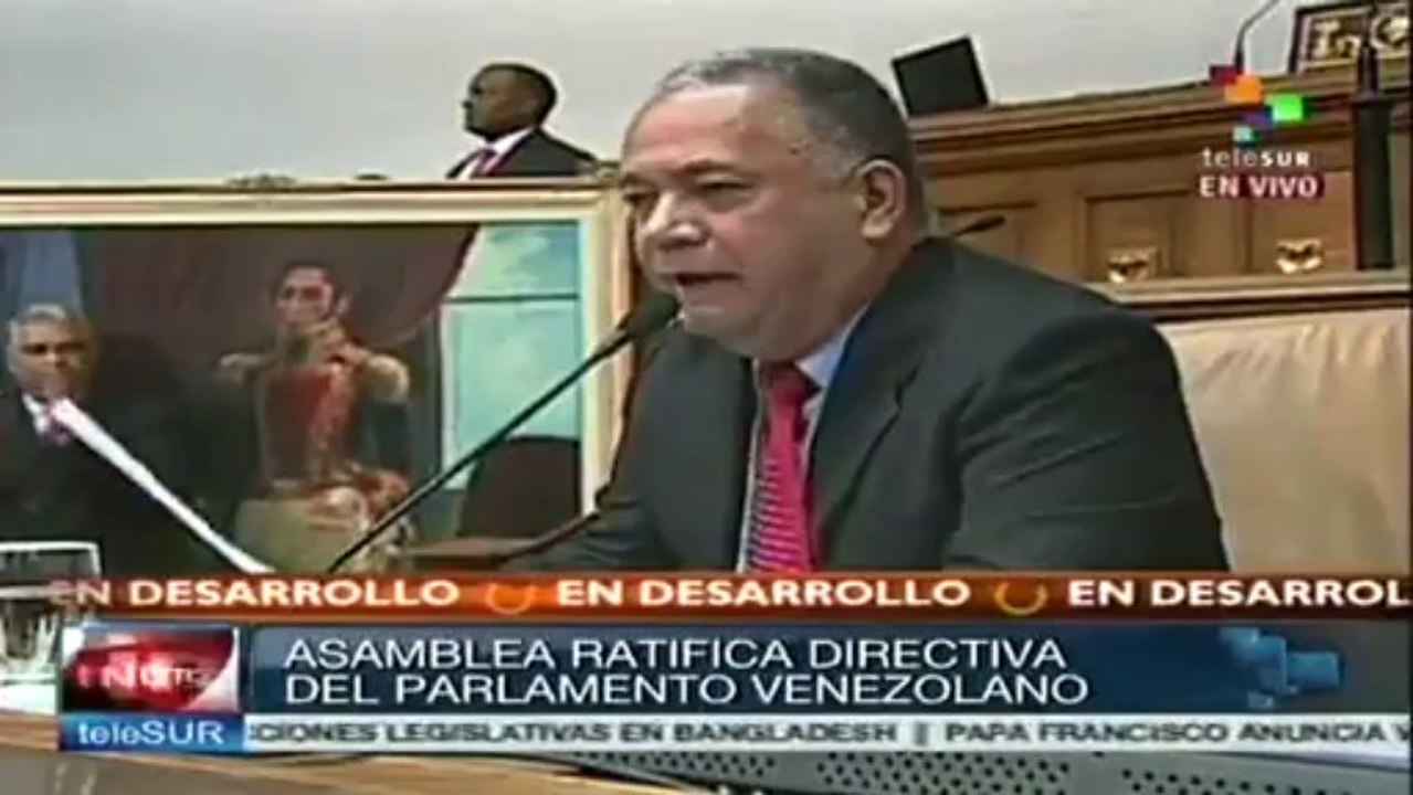 Ratifica Asamblea Nacional venezolana a Junta directiva