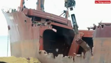 Ship Breaking by Demolition Shear
