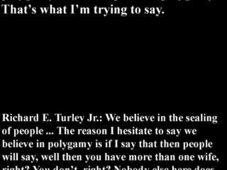 LDS Church Historian Admits They Still Believe In Polygamy