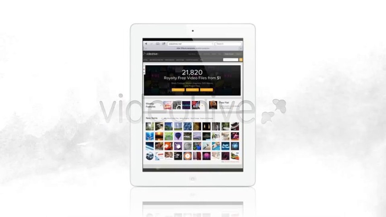 Tablet Presentation - After Effects Template