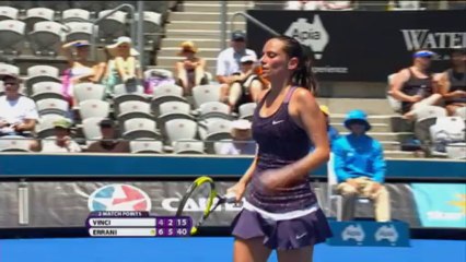 Errani batte Vinci - Sydney, 1° turno