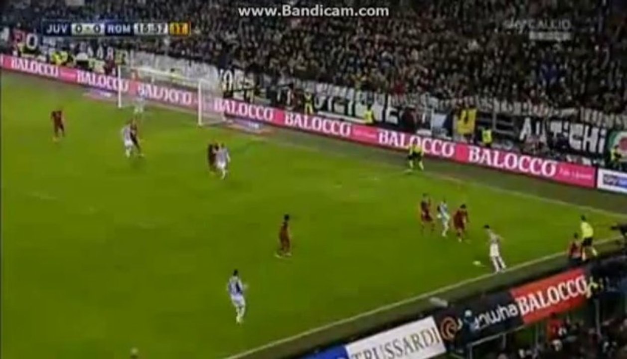 Gol Arturo Vidal - Juventus vs Roma 3-0 05_01_2014