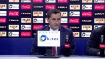 Valverde analiza la derrota en Anoeta