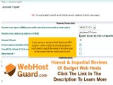 How to copy a hosting account from another server to your WHM server using SSH