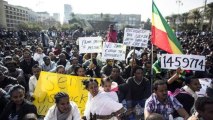 Thousands of asylum seekers protest in Israel