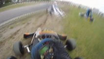 Crazy Go Kart Crash! - Riders Spins Out Then Gets Crashed Into!
