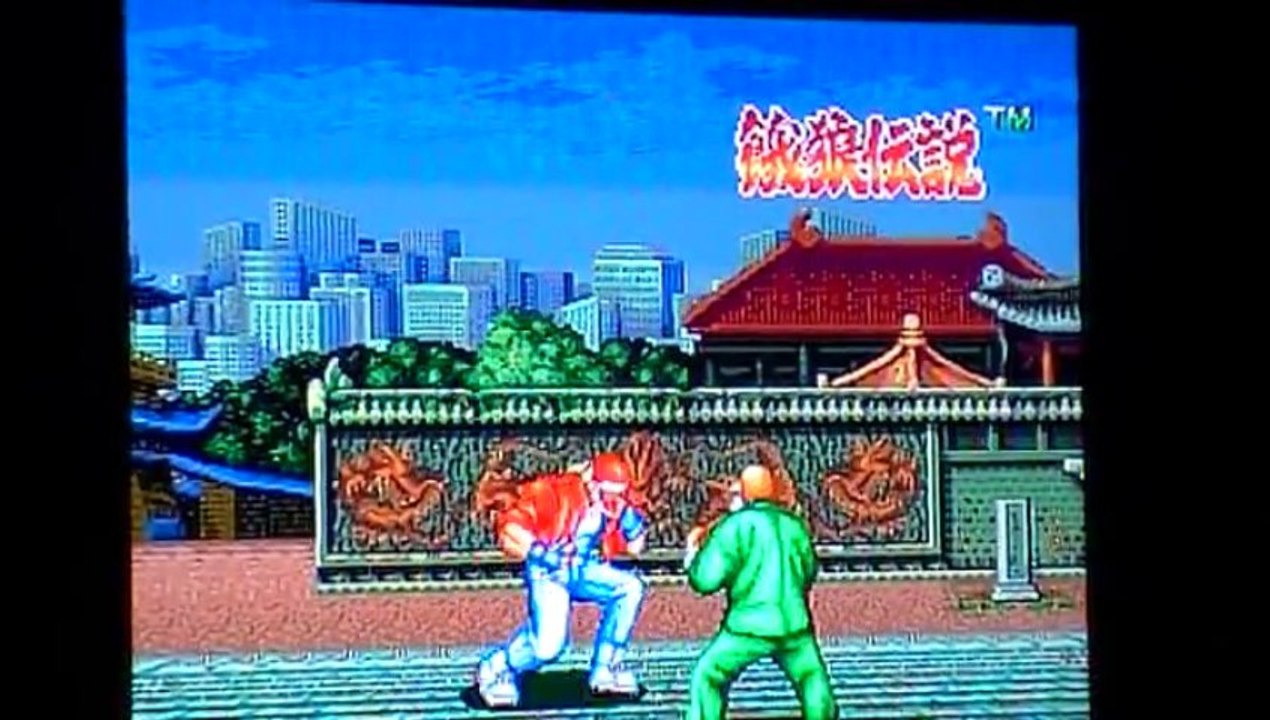 test fatal fury sur neogeo aes  retrogaming a l'arrache
