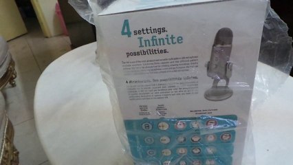 انبوكسنق مايك بلو يتي ♥ Unboxing blue yeti