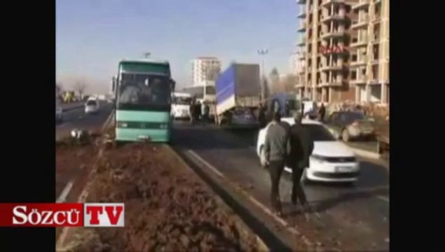 50 araçlık zincirleme kaza