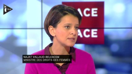 Najat Vallaud-Belkacem invitée du "Face à Face de Christophe Barbier" le 6 Jan. 2014