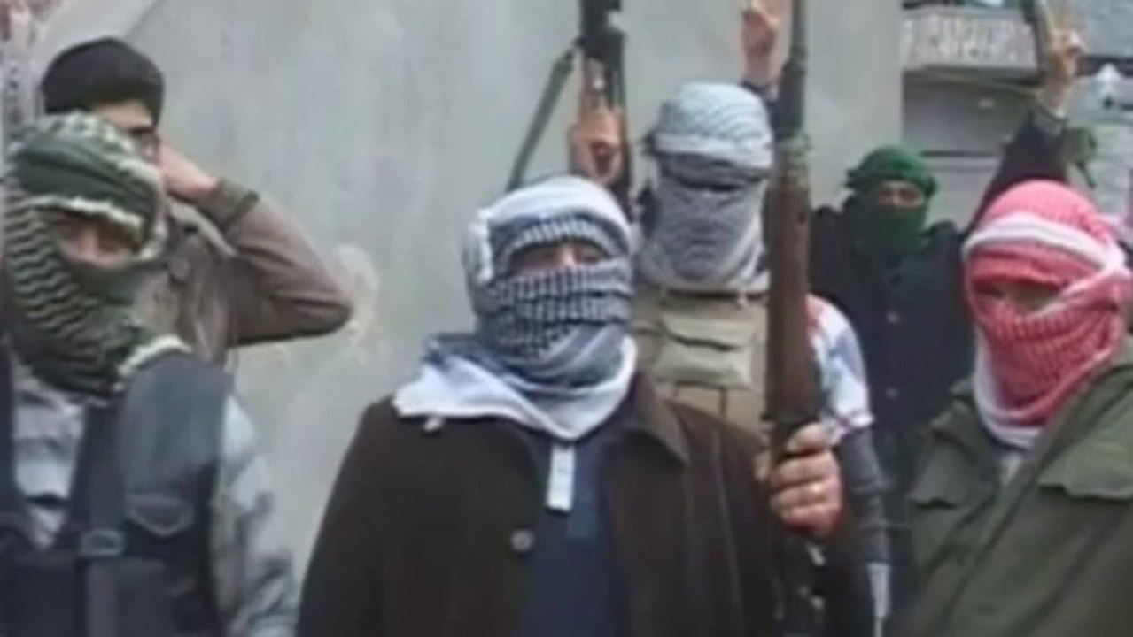 Fighting as militants defend their positions in...