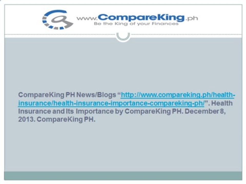 Health Insurance and Its Importance by CompareKing PH