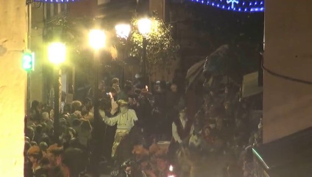 Cabalgata de Reyes Magos en Candás, Asturias 2014