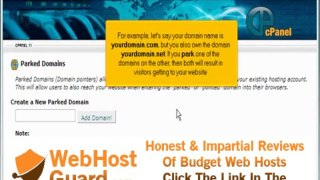 How To Park A Domain In cPanel | Website Hosting Tutorial
