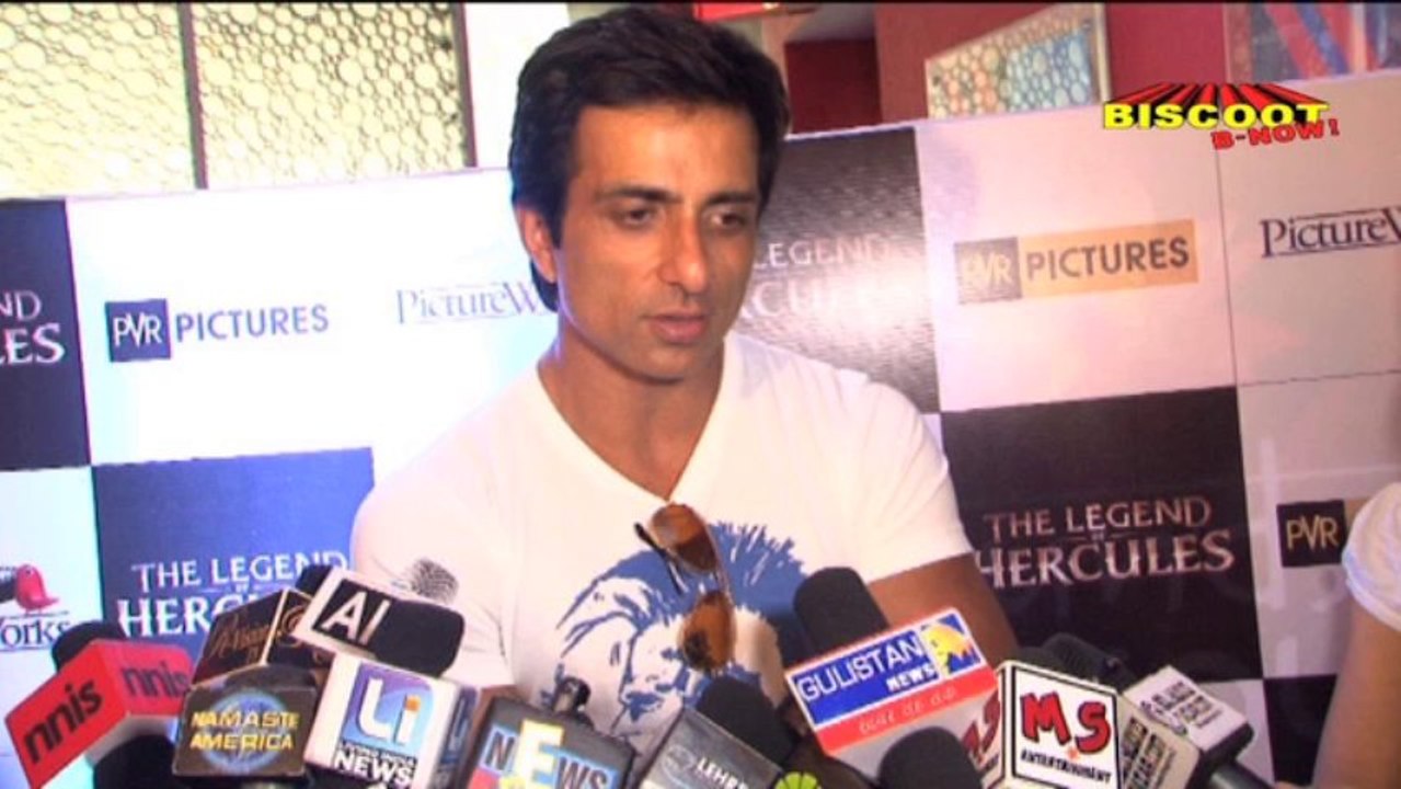 Sonu turns Hercules!