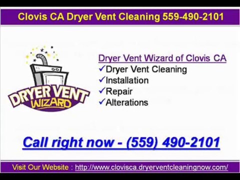 Clovis Ca Dryer Vent Cleaning 559-490-2101