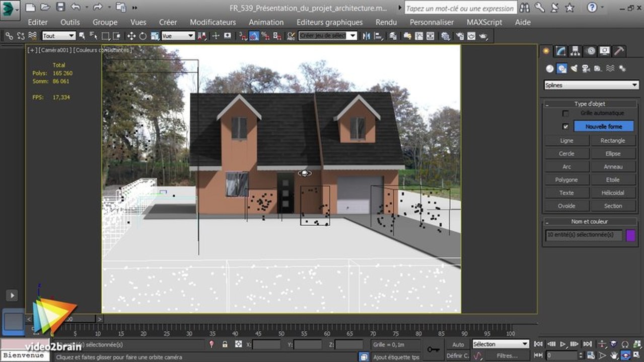 Atelier avec 3ds Max : Les architectures : trailer | video2brain.com