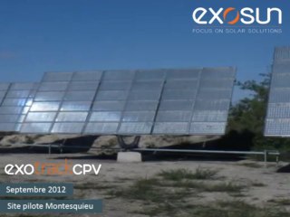 Exotrack CPV Exosun tracker solaire