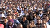 Thousands of African migrants protest Israel detention policy