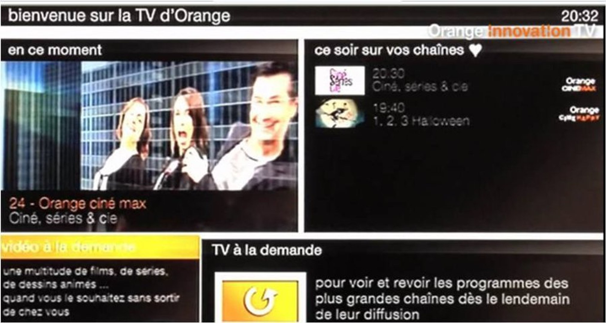 ⁣New Orange tv : new interface for new uses