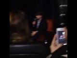 Fan video Leonardo DiCaprio 05|01|2014 Private screening of the film The Wolf of Wall Street at Arclight Hollywood Cinema