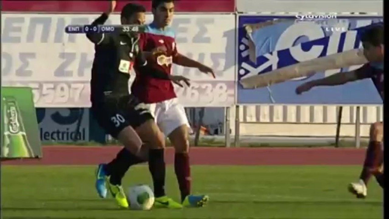 enp Vs OMONOIA [0-3] [2013-2014] [15i agwnistiki] [1st half]