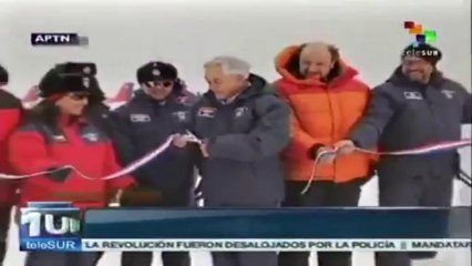 Inaugura gobierno chileno estación glaciar científica