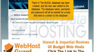 How to create a MySQL database in cPanel - Static Data Hosting