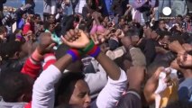 African migrants march for refugee status in Israel