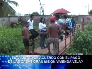 Opinión de beneficiados de la GMVV- 20.05.13