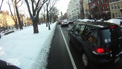 Old Man vs. Biker | Stay out of the bike lane!