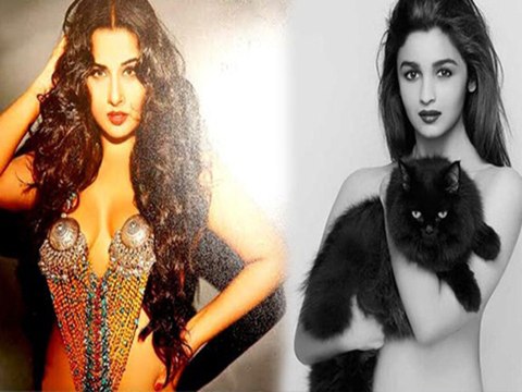 Vidya Alia Parineeti Topless And Bare For Dabboo Ratnanis Calendar 2014