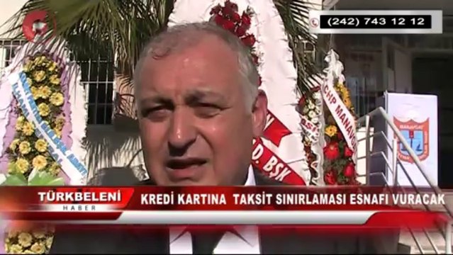 “KREDİ KARTINA TAKSİT SINIRLAMASI ESNAFI VURACAK”