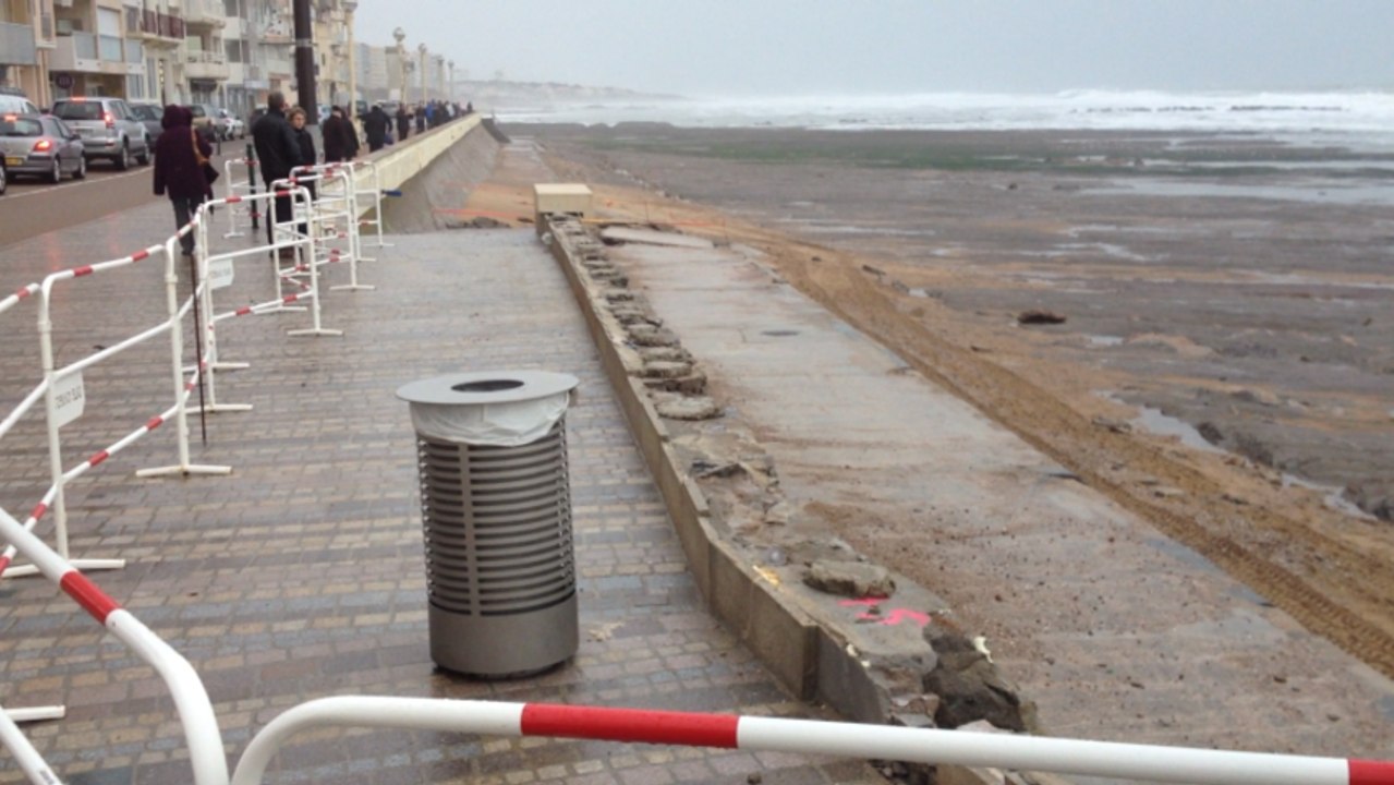 Intempéries aux Sables