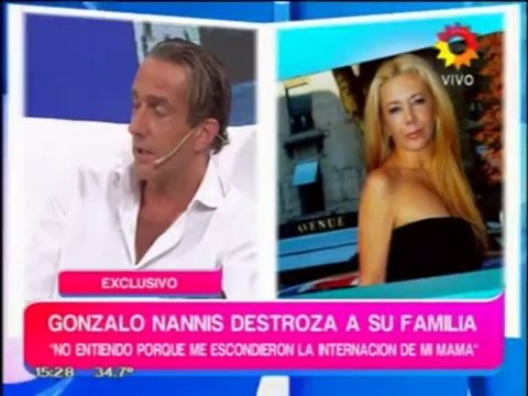 Pronto.com.ar Gonzalo Nannis contra su familia