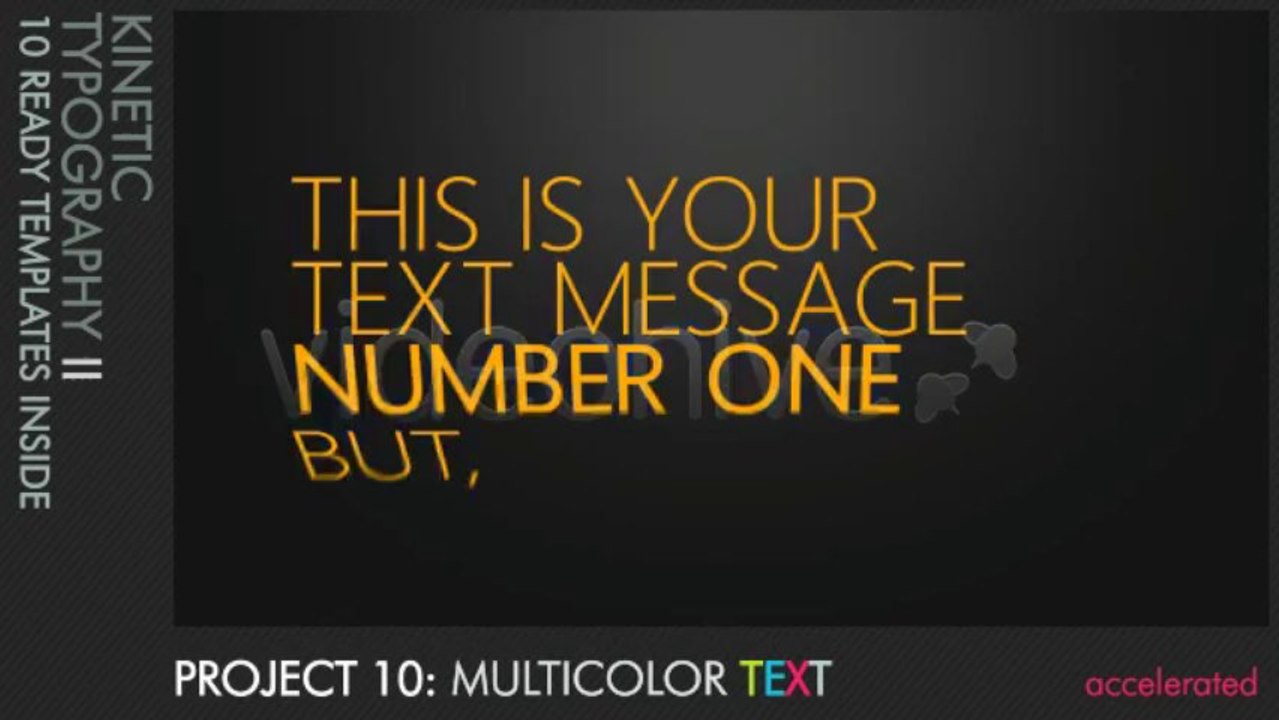 Kinetic Typography II - After Effects Template