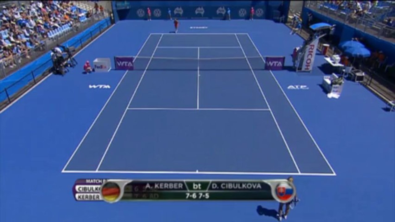 Sydney: Kerber im Achtelfinale