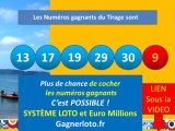 Resultat LOTO lundi 6/01 numero gagnant du tirage