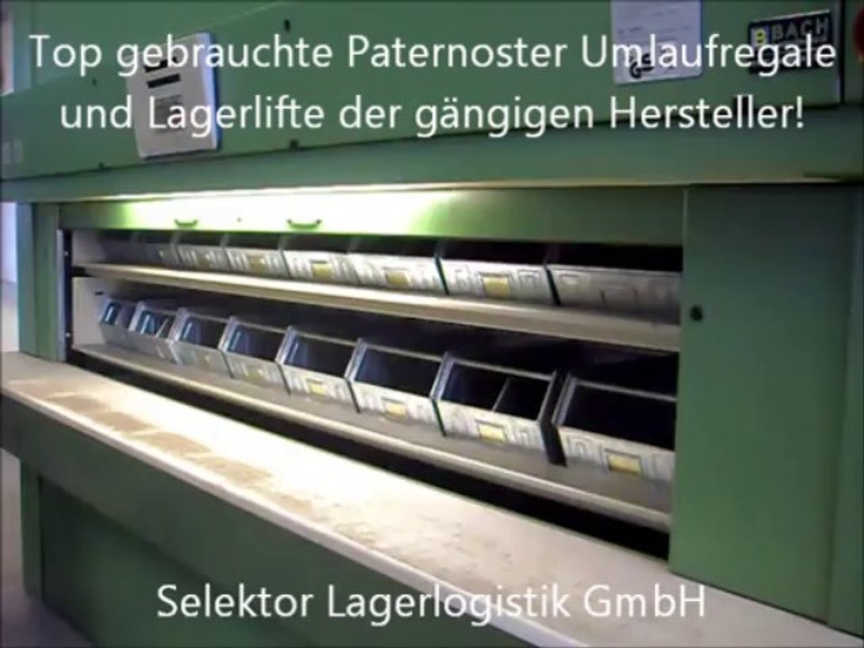 Paternoster gebraucht - Selektor Lagerlogistik