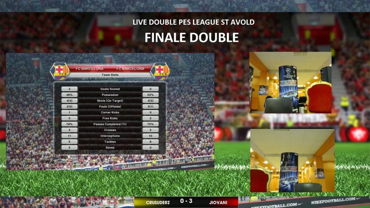 PES LEAGUE SAINT AVOLD FINALE DOUBLE